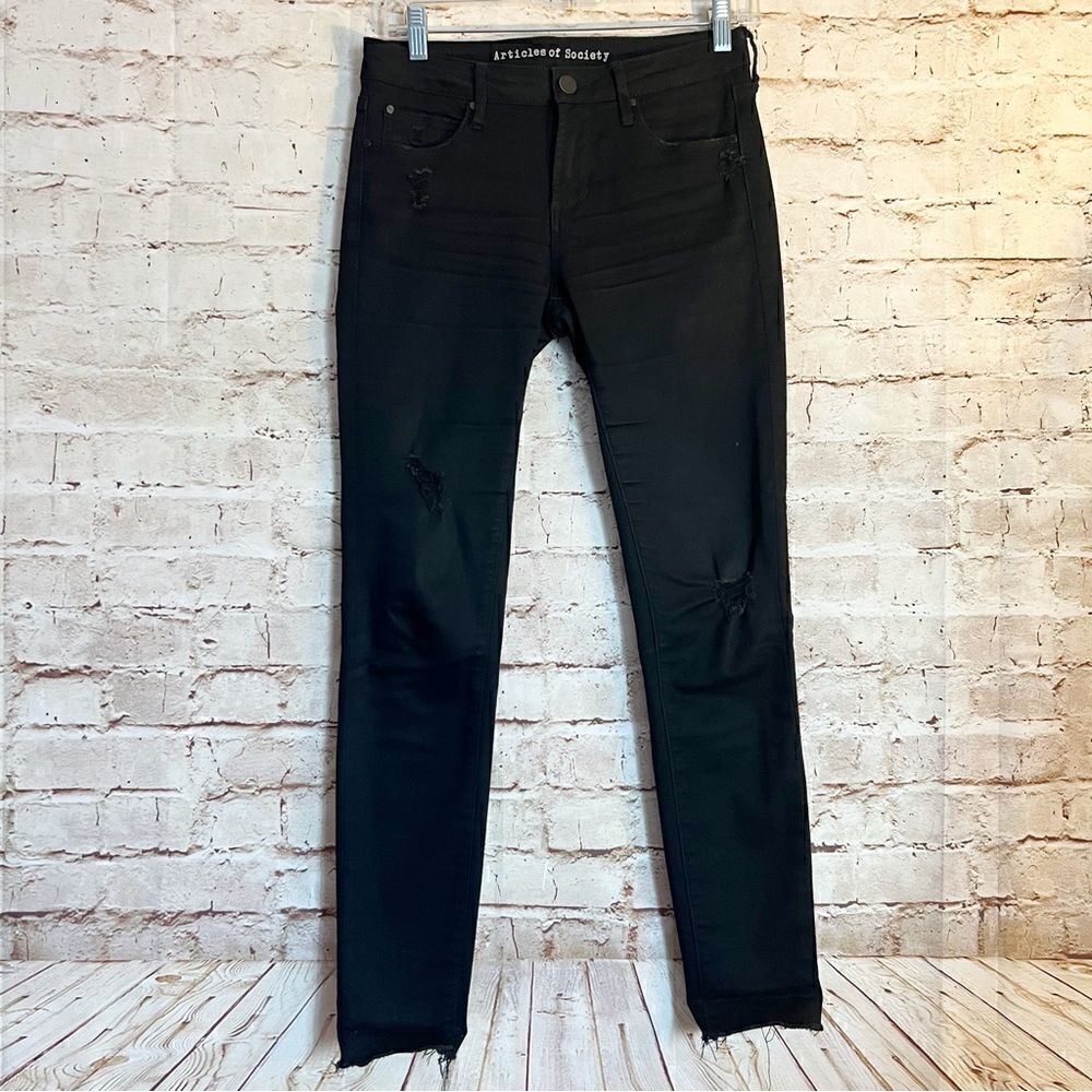 Articles of Society distressed skinny jeans
